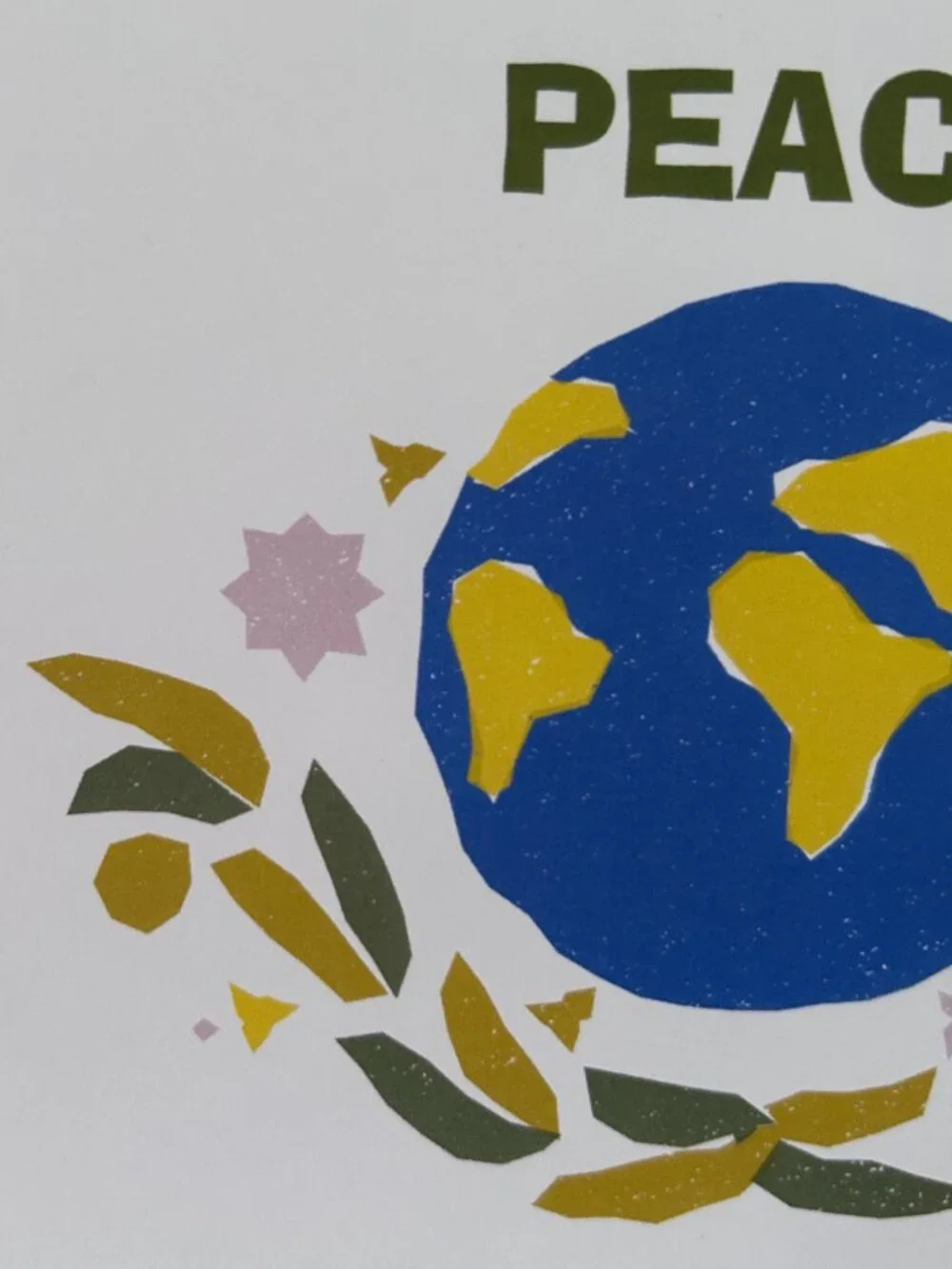 10 Peace Globe Greeting Cards with 10 Matching Envelopes
